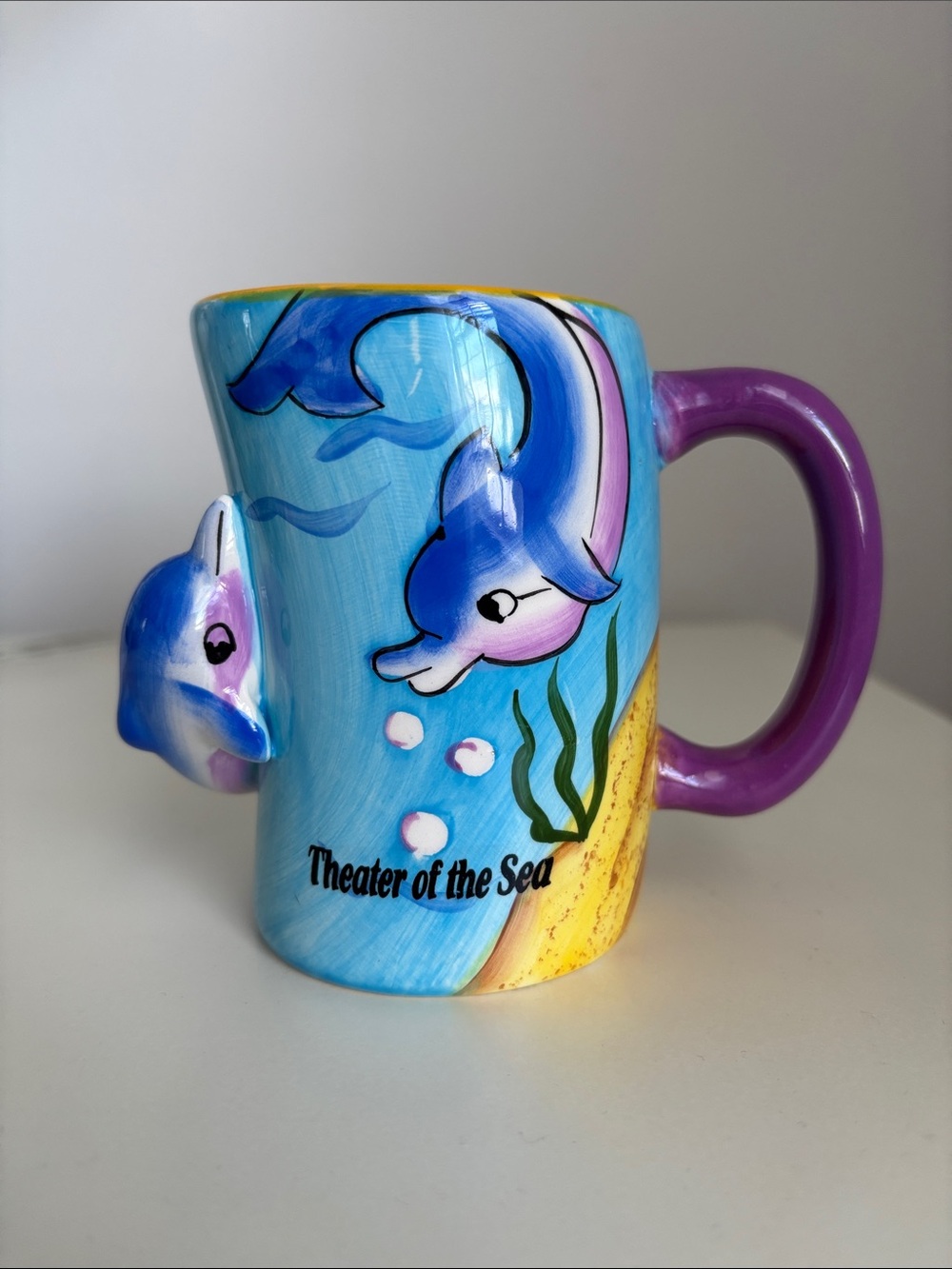 Theater of the Sea Islamorada Florida Keys Souvenir Coffee Mug 3D Dolphin vaca